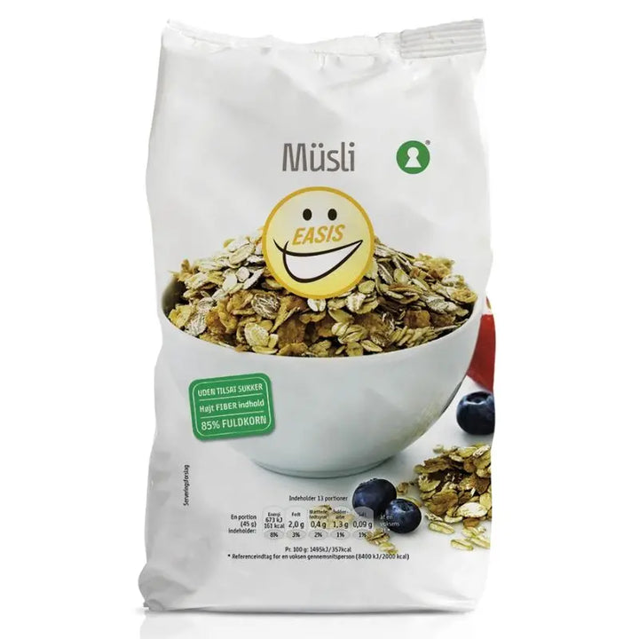 Müsli sockerfri 600g EASIS - Butikkom