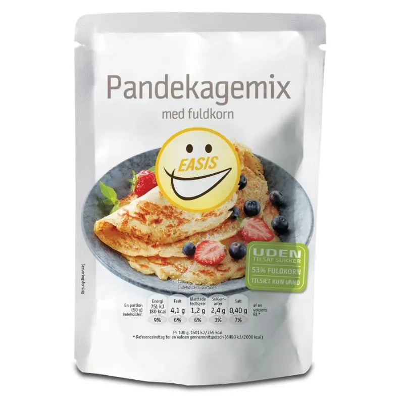 Pannkaksmix & Fullkorn sockerfri 300g EASIS - Butikkom