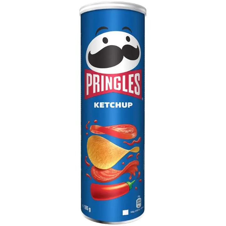 Pringles Ketchup Flavour 185g Pringles - Butikkom