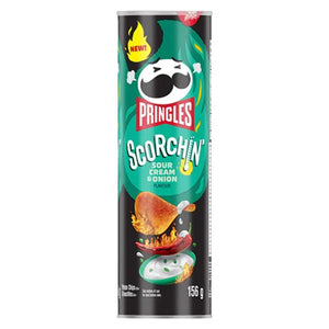 Pringles Scorchin Sour Cream & Onion 156g
