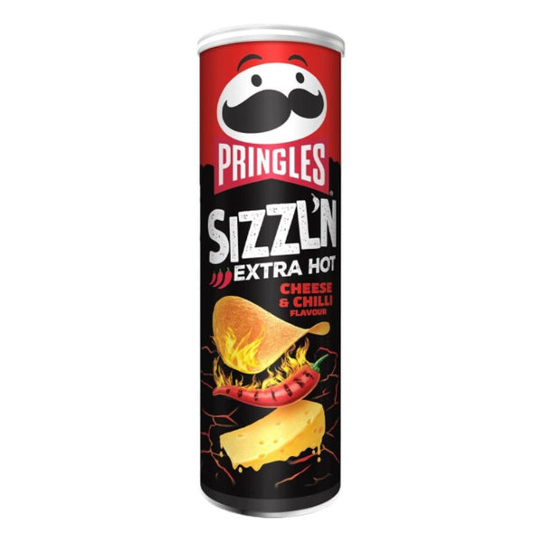 Pringles Sizzl'n Extra Hot Cheese & Chilli 180g Pringles - Butikkom