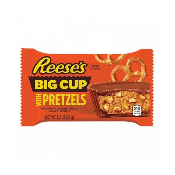 Reeses Big Cups with Pretzels 36g Reeses - Butikkom