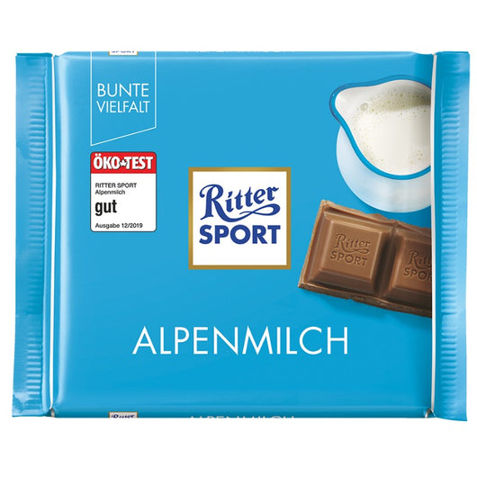 Ritter Sport Alpine Mjölkchoklad 100g Ritter Sport - Butikkom
