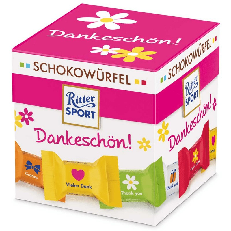 Ritter Sport Choklad Tack 22st, 176g Ritter Sport - Butikkom