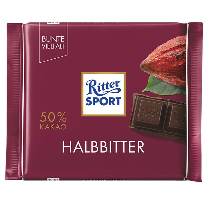 Ritter Sport Dark chocolate 100g Ritter Sport - Butikkom