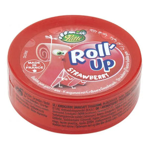 Roll-Up Jordgubbe Tuggummi