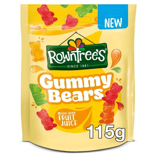 Rowntrees Gummy Bears 115g Trolli - Butikkom