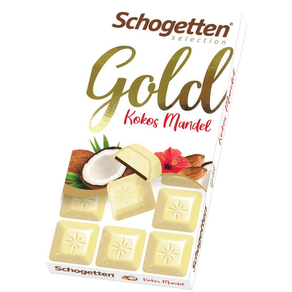 Schogetten Selection Gold Kokos Mandel 100g Schogetten - Butikkom