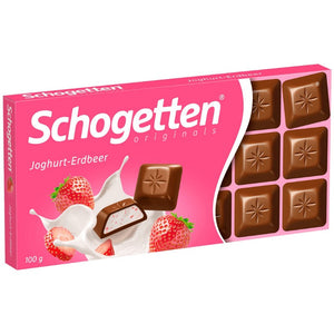 Schogetten Yoghurt Jordgubb 100g