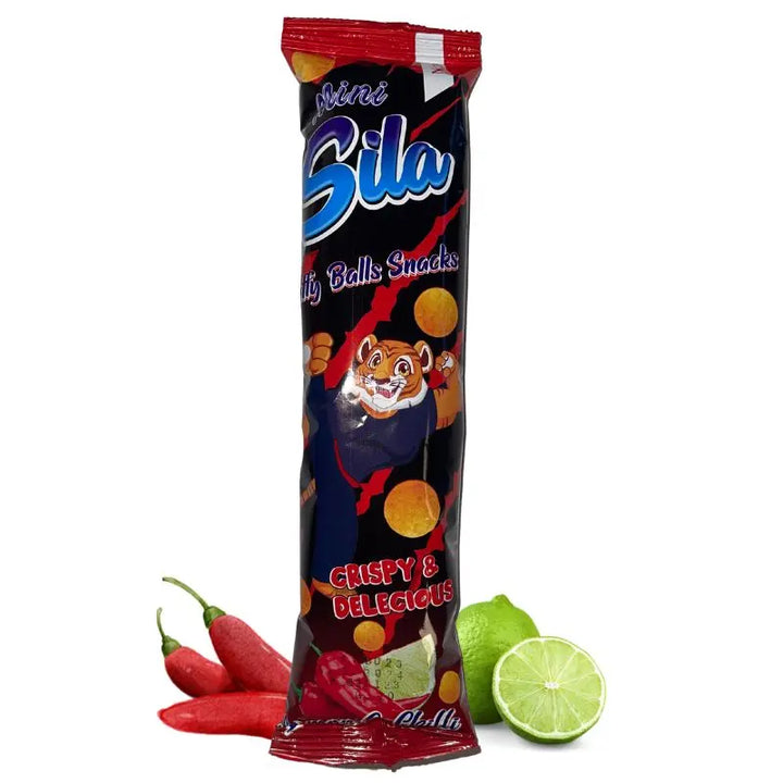 Sila Mini Balls Snacks Lemon & Chilli 20g Derby - Butikkom