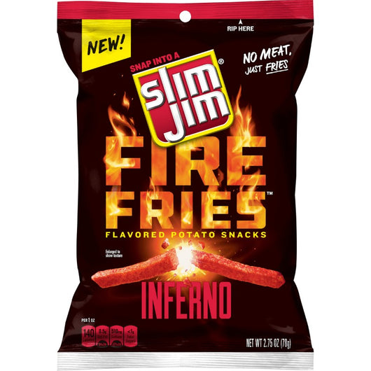 Slim Jim Fire Fries Inferno, 78g Inferno - Butikkom