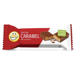 Soft bar & Karamell, ljus choklad 30g