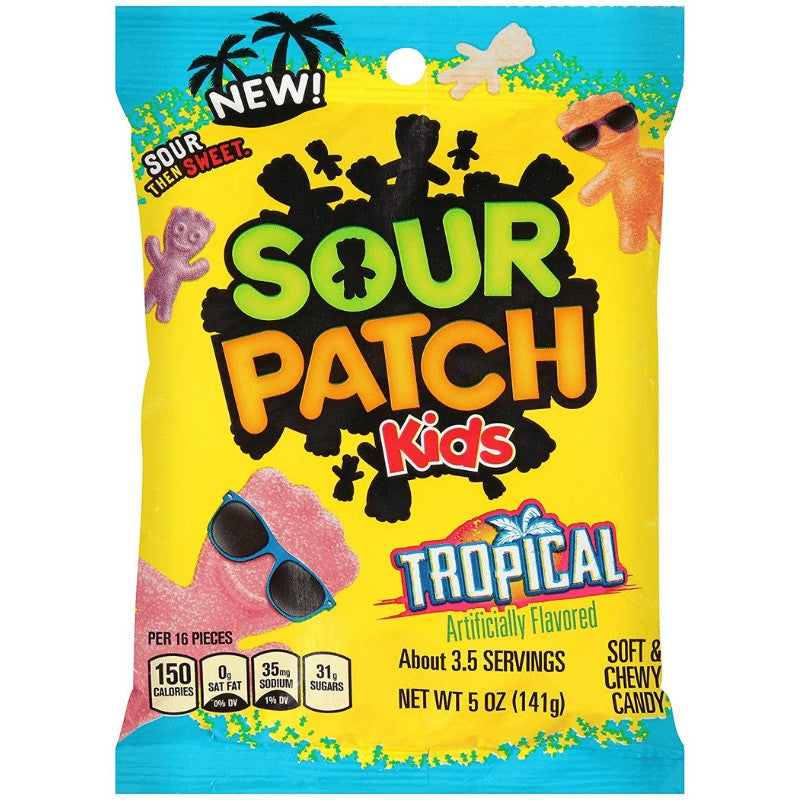 Sour Patch Kids Tropical 141g Sour Patch Kids - Butikkom