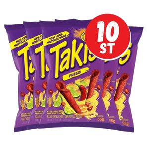 Takis Fuego 55g SPANIEN 10 st