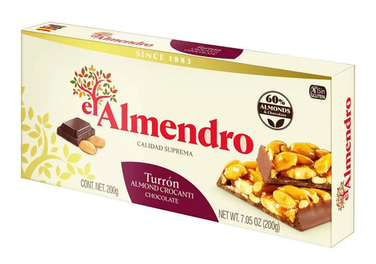 Turron Crocanti & Chocolate, 75 g El Almendro - Butikkom