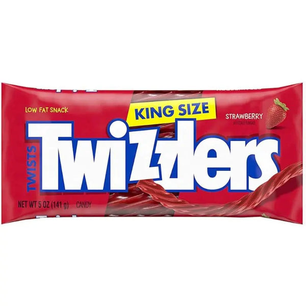 Twizzlers Strawberry King Size 141g Twizzlers - Butikkom