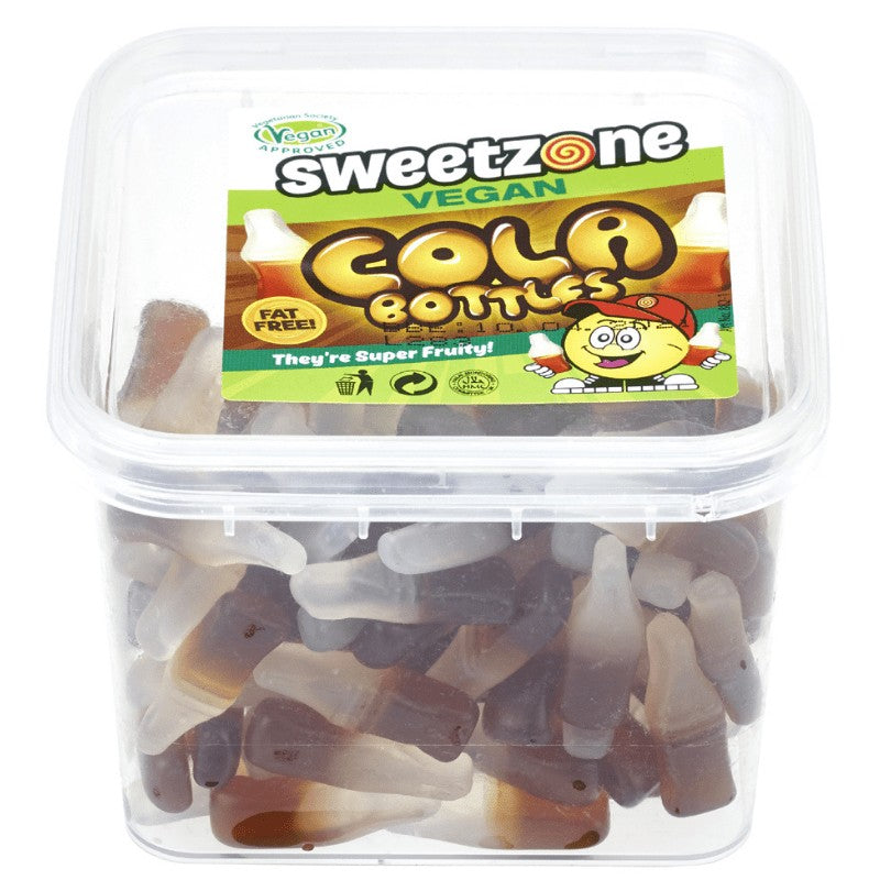 Vegan Cola Bottles 170g Sweetzone - Butikkom