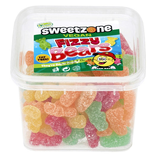 Vegan Fizzy Bears 170g Sweetzone - Butikkom