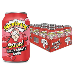Warheads Sour Black Cherry Soda 355ml x 12st