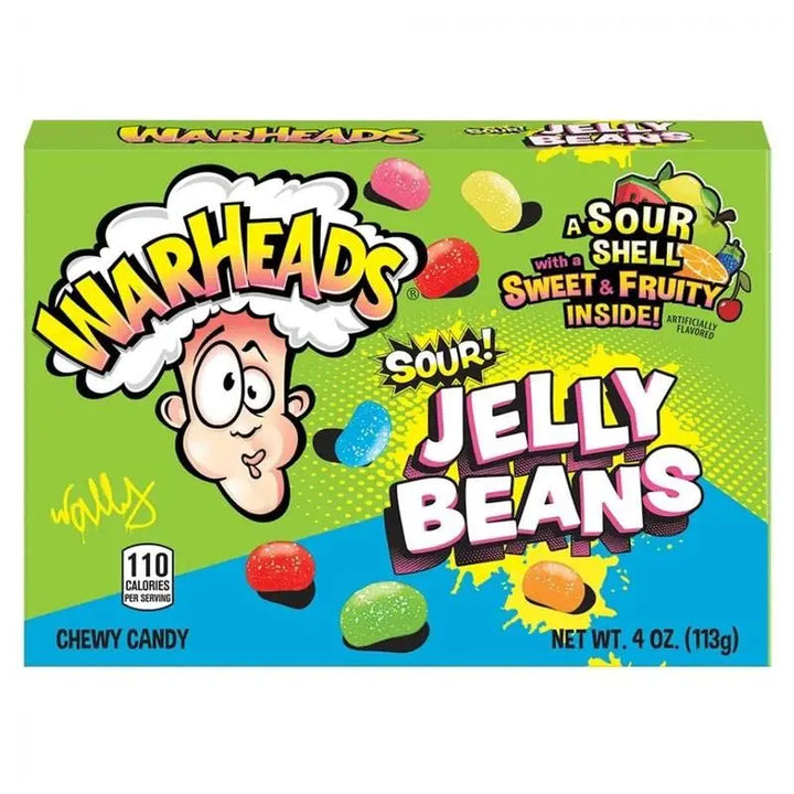 Warheads Sour Jelly Beans 113g Warheads - Butikkom