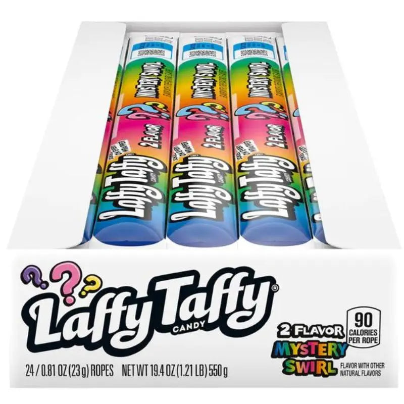 Wonka Laffy Taffy 2 Flavor Mystery Swirl 23g Wonka - Butikkom