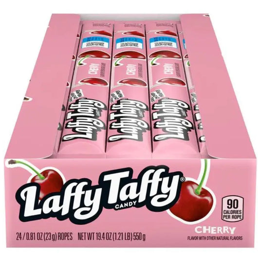 Wonka Laffy Taffy Cherry 23g Wonka - Butikkom