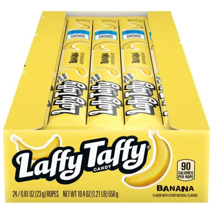 Wonka Laffy Taffy Rope Banana 23g Wonka - Butikkom